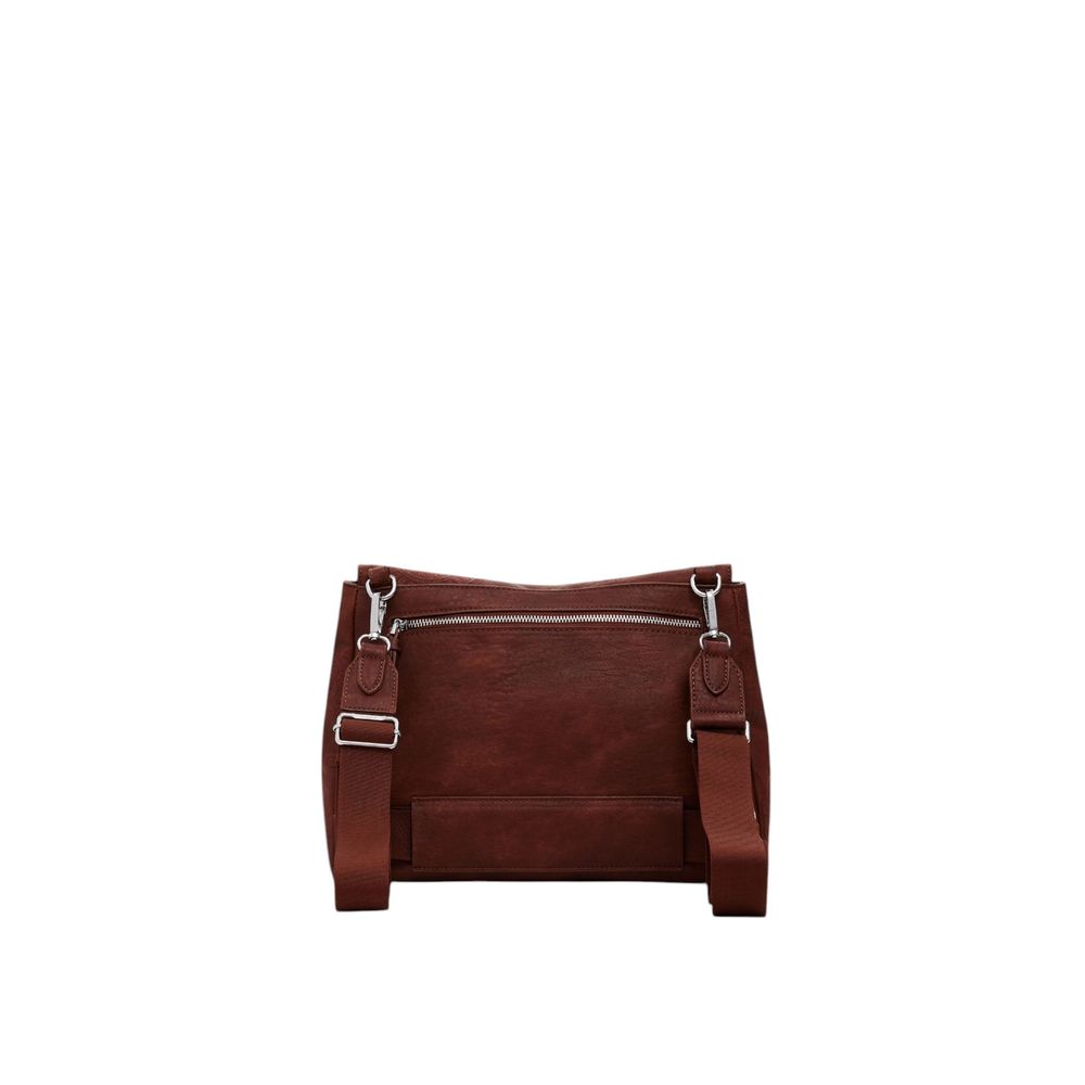 Desigual Brown Polyethylene Handbag Desigual Dark Slate Gray