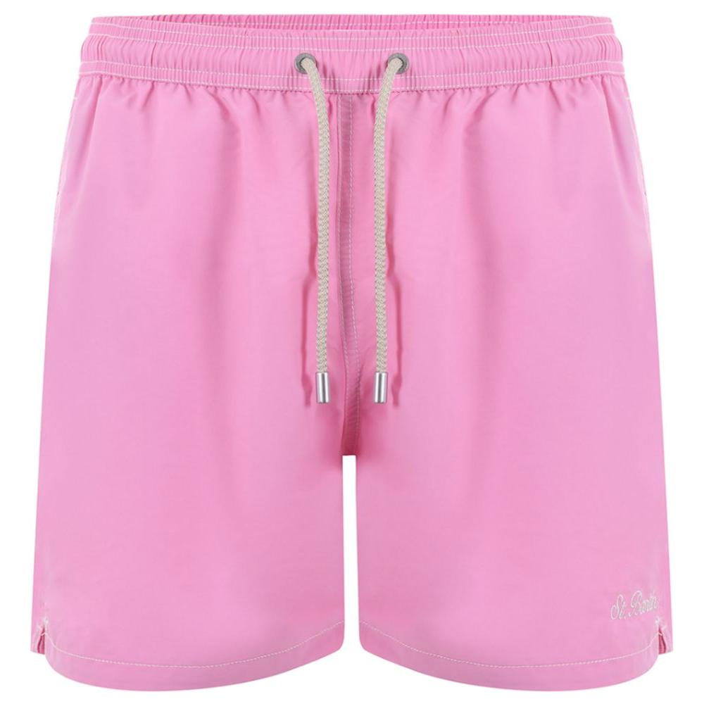 MC2 Saint Barth Pink Polyester Men's Swimwear Boxer MC2 Saint Barth Plum