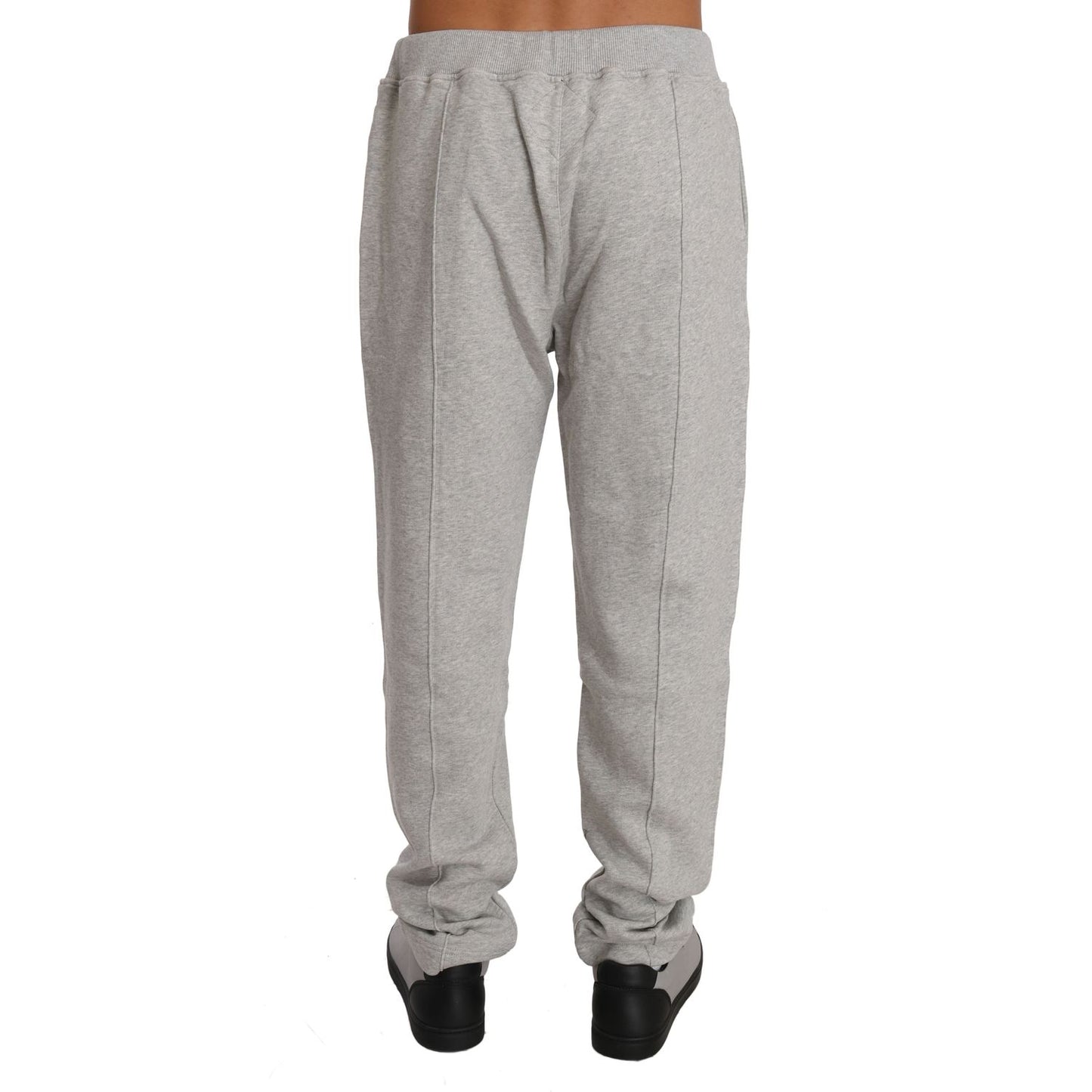 Billionaire Italian Couture Elegant Gray Hooded Sweatsuit Ensemble Billionaire Italian Couture Dark Gray