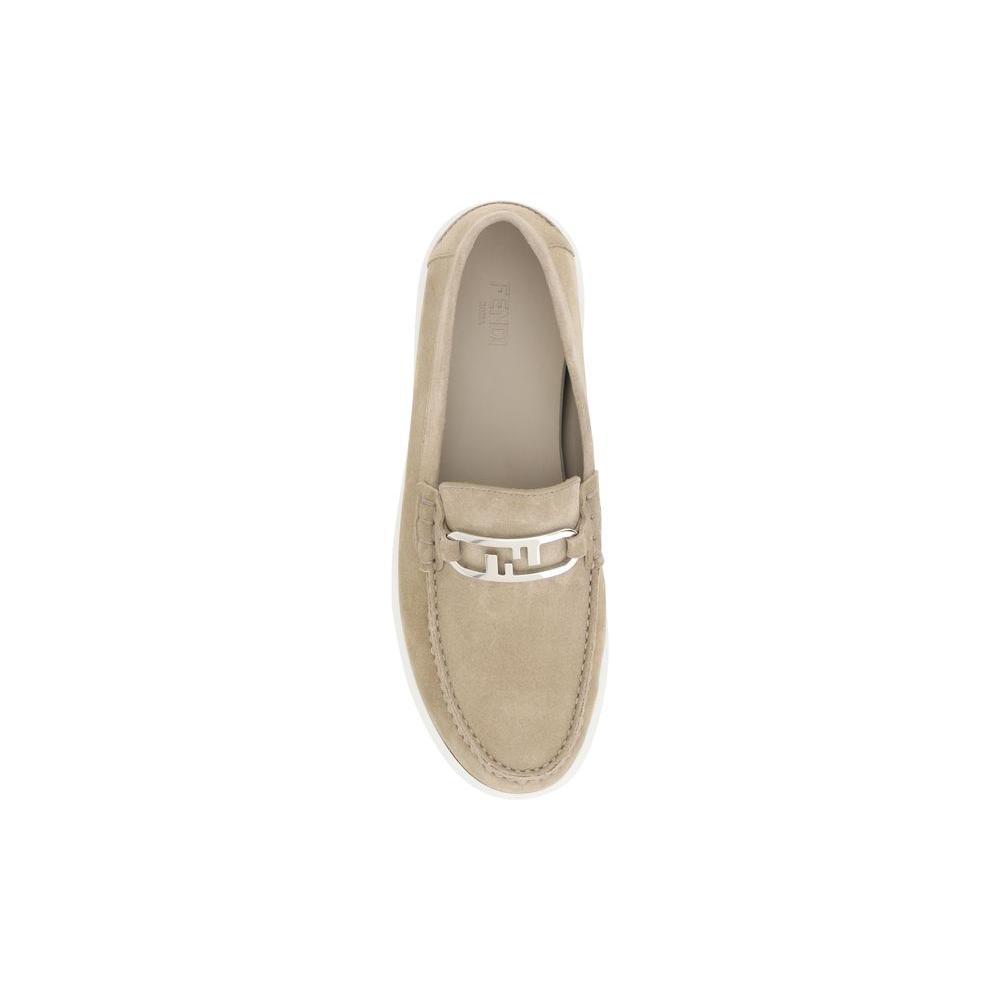 Fendi Suede leather Loafers