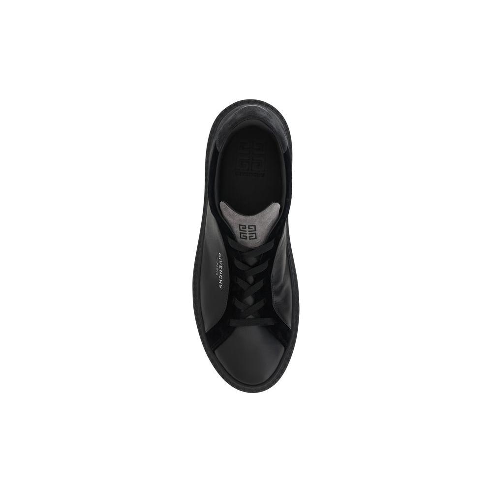 Givenchy Black Leather G Set Sneakers