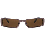 More & More Brown Metal Sunglasses