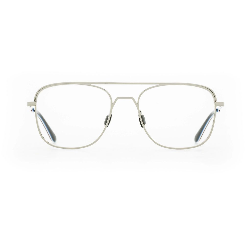 Vuarnet White Stainless Steel Glasses (Frames) with 55/17/145mm measurements in stainless steel construction, color white, model VL18200002.