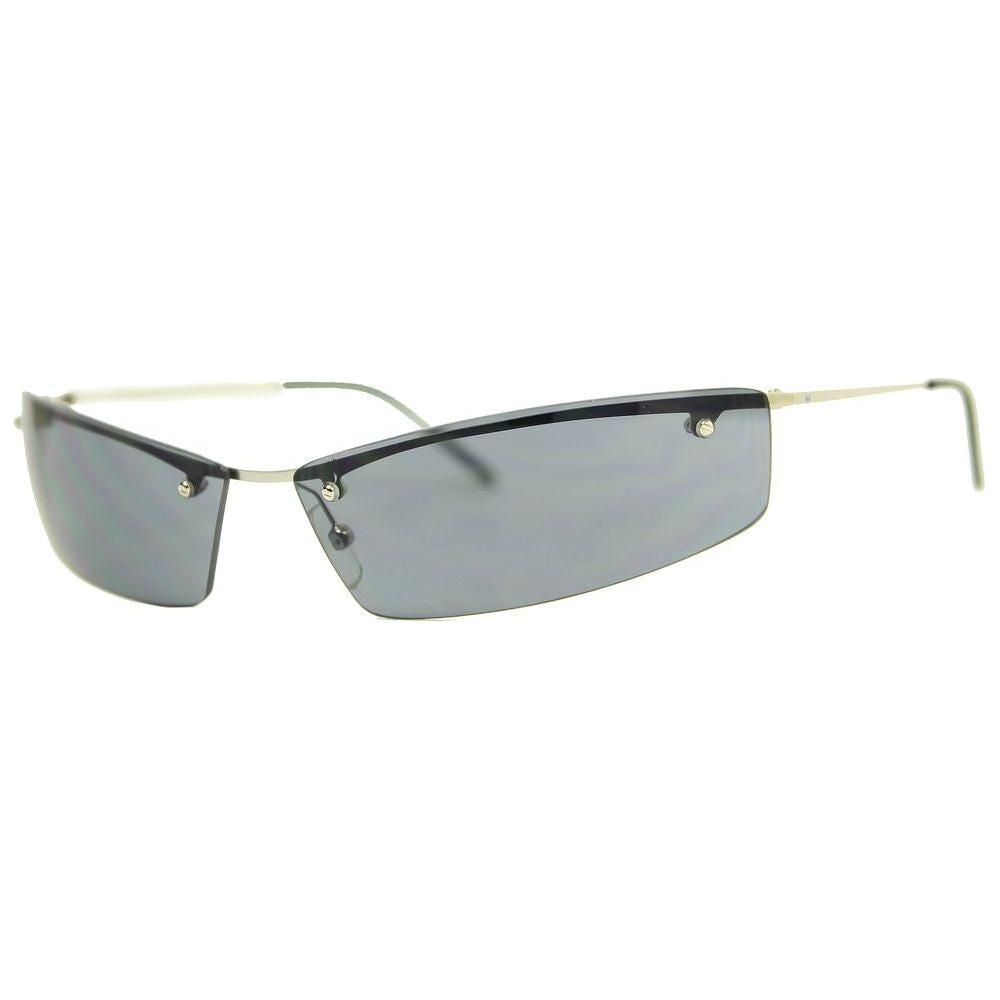 Adolfo Dominguez Silver Metal Sunglasses Adolfo Dominguez Dark Gray