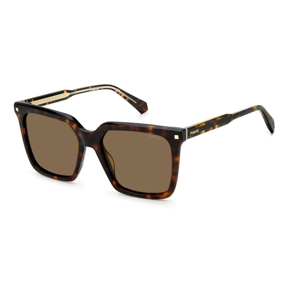 Polaroid Brown Acetate Sunglasses Polaroid Dim Gray