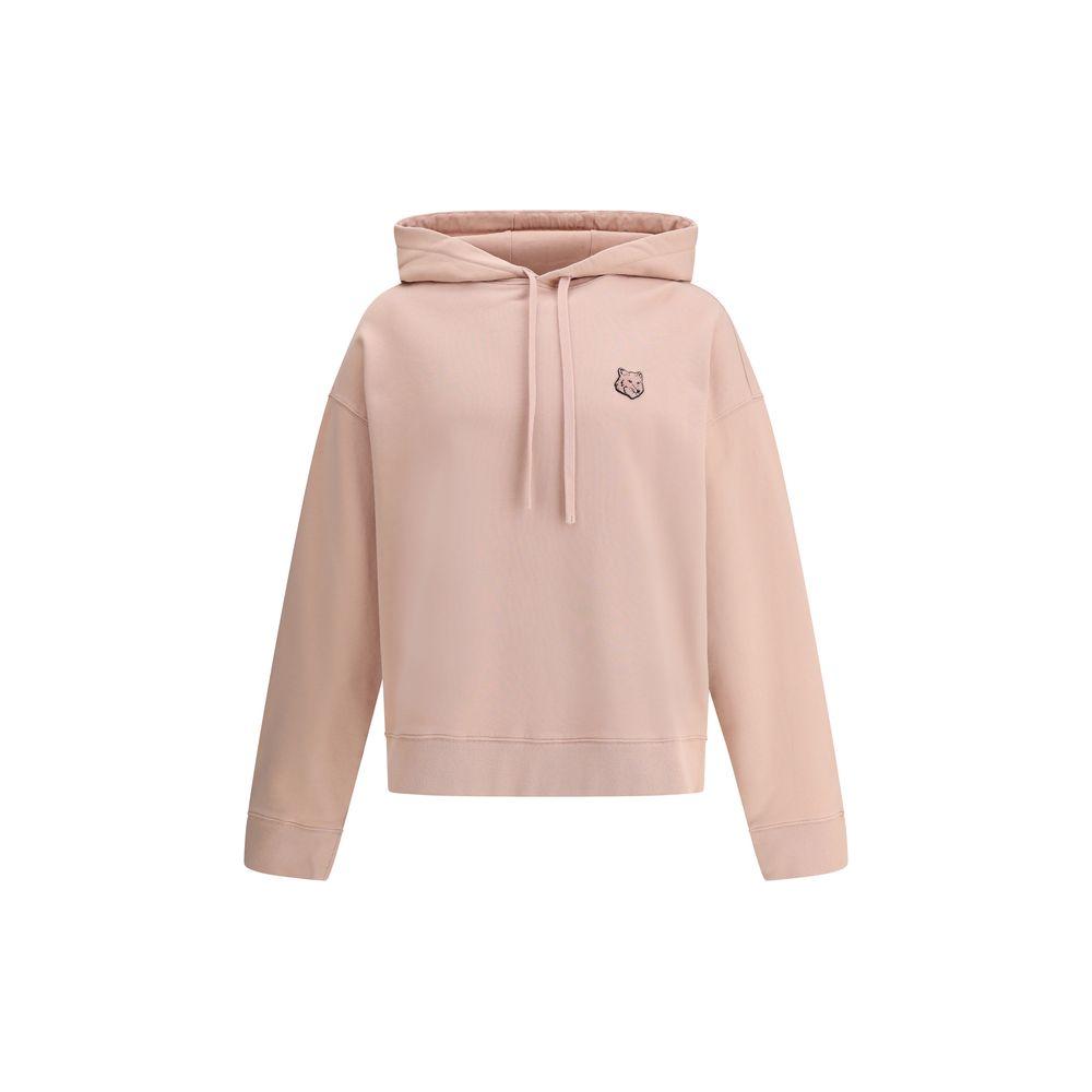 Maison Kitsuné Logoed Cotton Hoodie Maison Kitsuné Tan