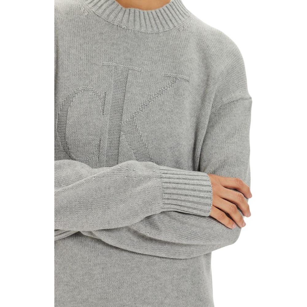 Calvin Klein Jeans Gray Organic Cotton Dress Calvin Klein Jeans Dark Gray