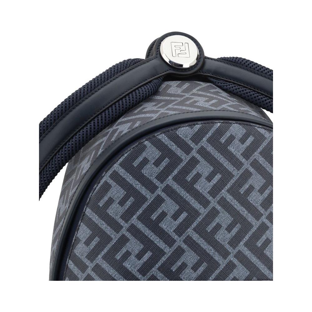 Fendi FF Pattern Backpack Fendi Dark Slate Gray