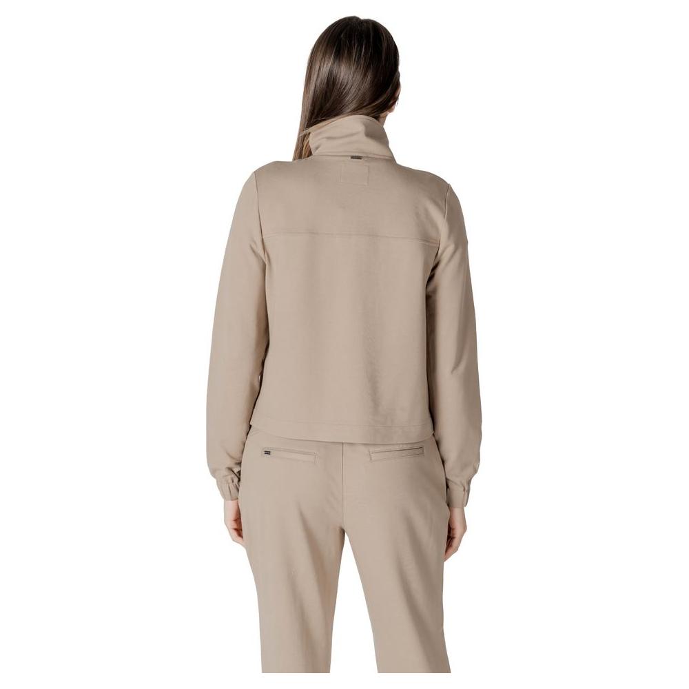Street One Beige Viscose Jackets & Coat
