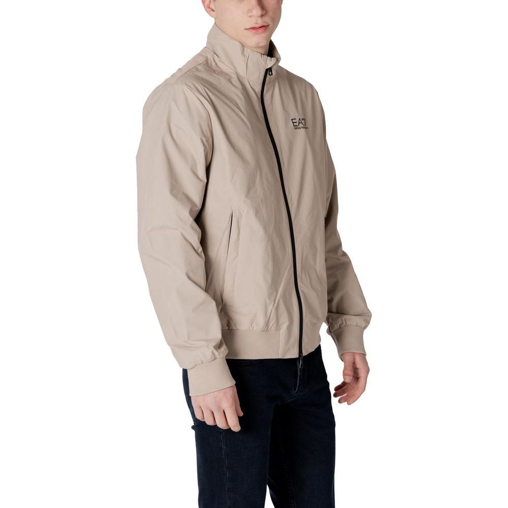 EA7 Emporio Armani Beige Polyamide Jacket EA7 Emporio Armani Rosy Brown