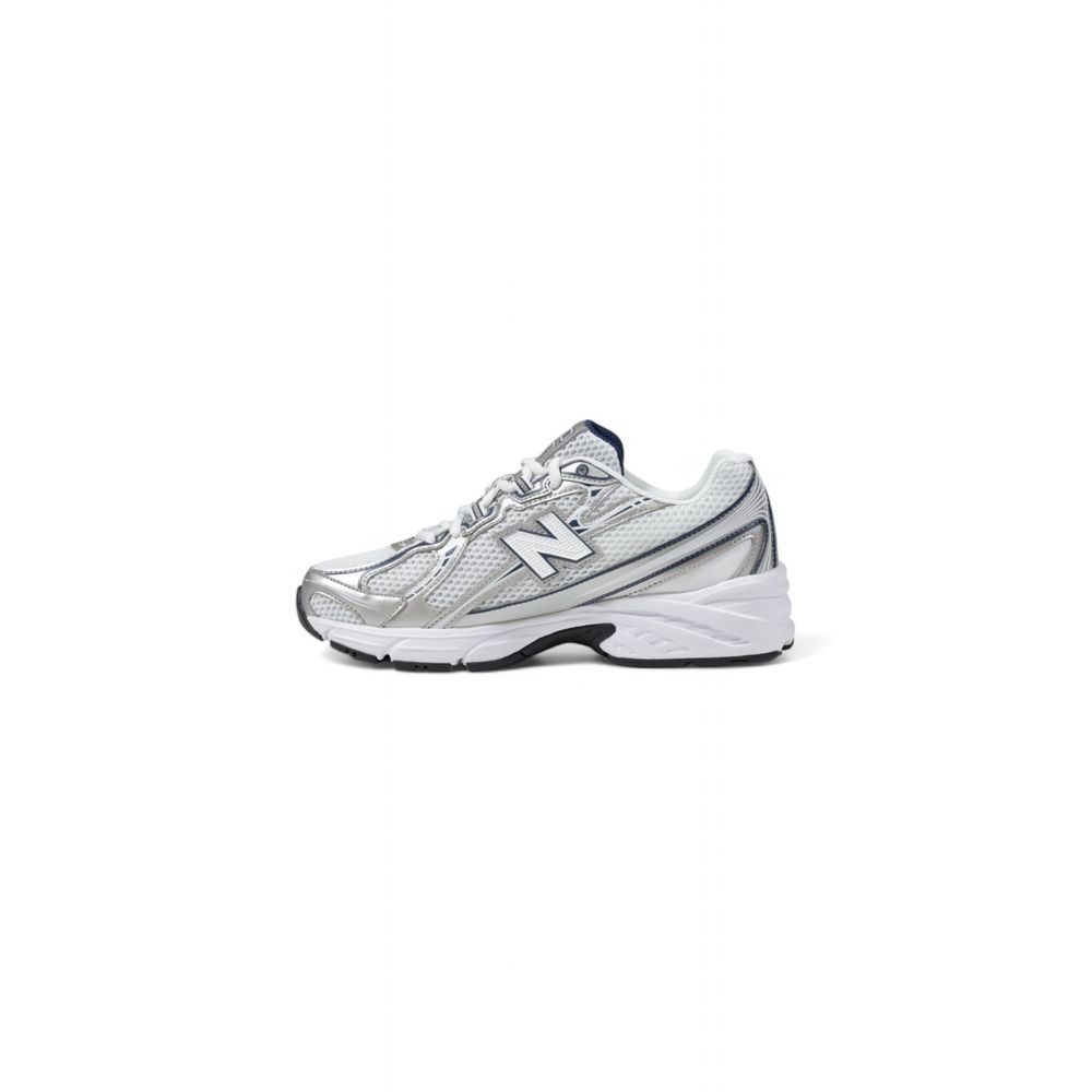 New Balance Blue Artificial Leather Sneaker New Balance Light Gray