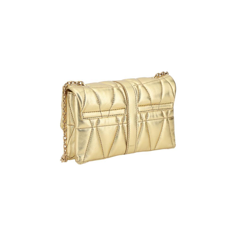 Versace Lambskin Kleio Mini Shoulder Bag Versace Tan