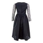 Lardini Elegant Black Polyester Dress LA-1149676-IT40|S