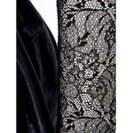 Lardini Elegant Black Polyester Dress LA-1149676-IT40|S