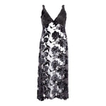 Lardini Elegant Black Viscose Dress LA-1157676-IT40|S