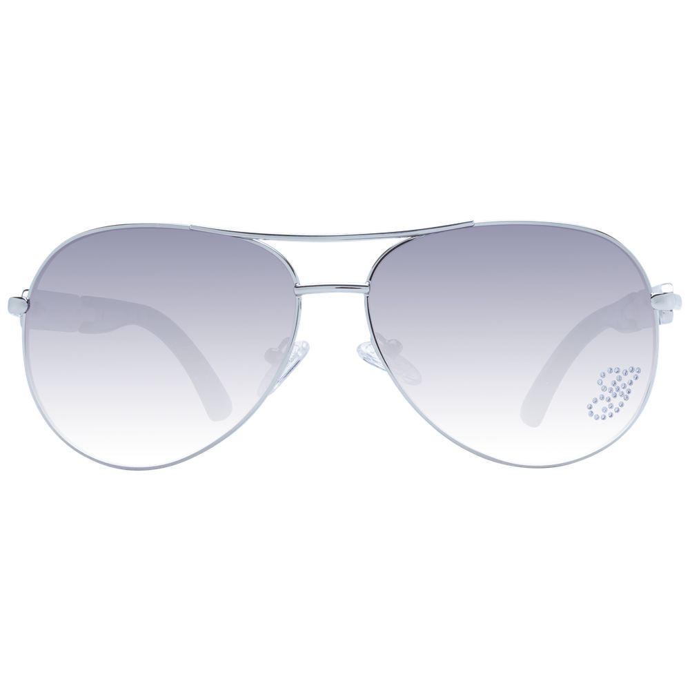 Guess Silver Women Sunglasses Guess Light Gray