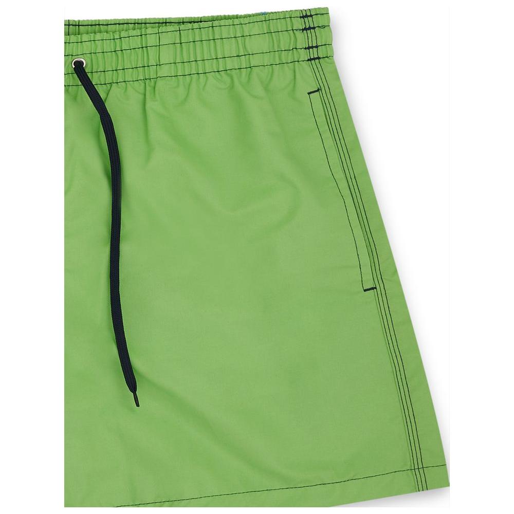 Malo Green Polyester Swimwear Malo Dark Sea Green