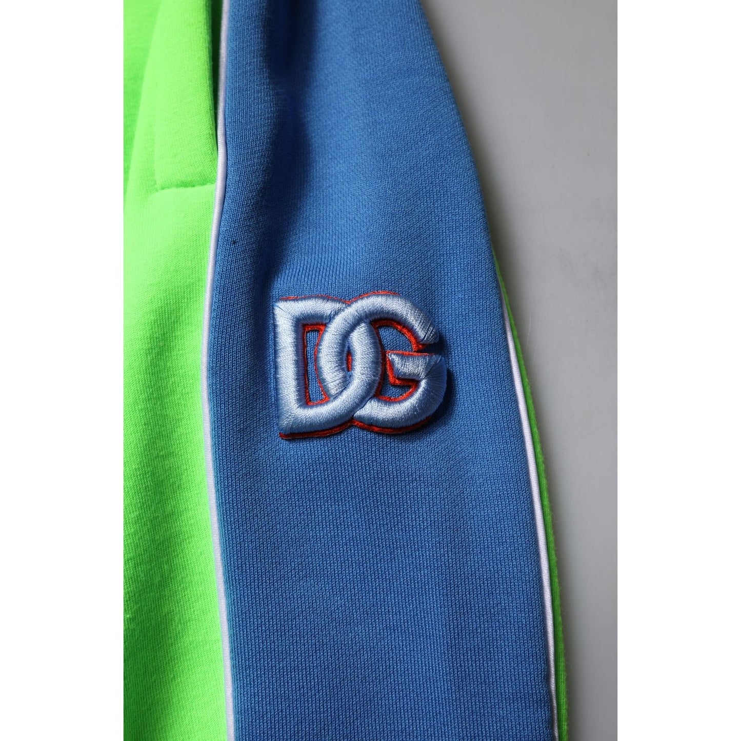 Dolce & Gabbana Green Blue Jogger Sweatpants Pants PAN75755-48