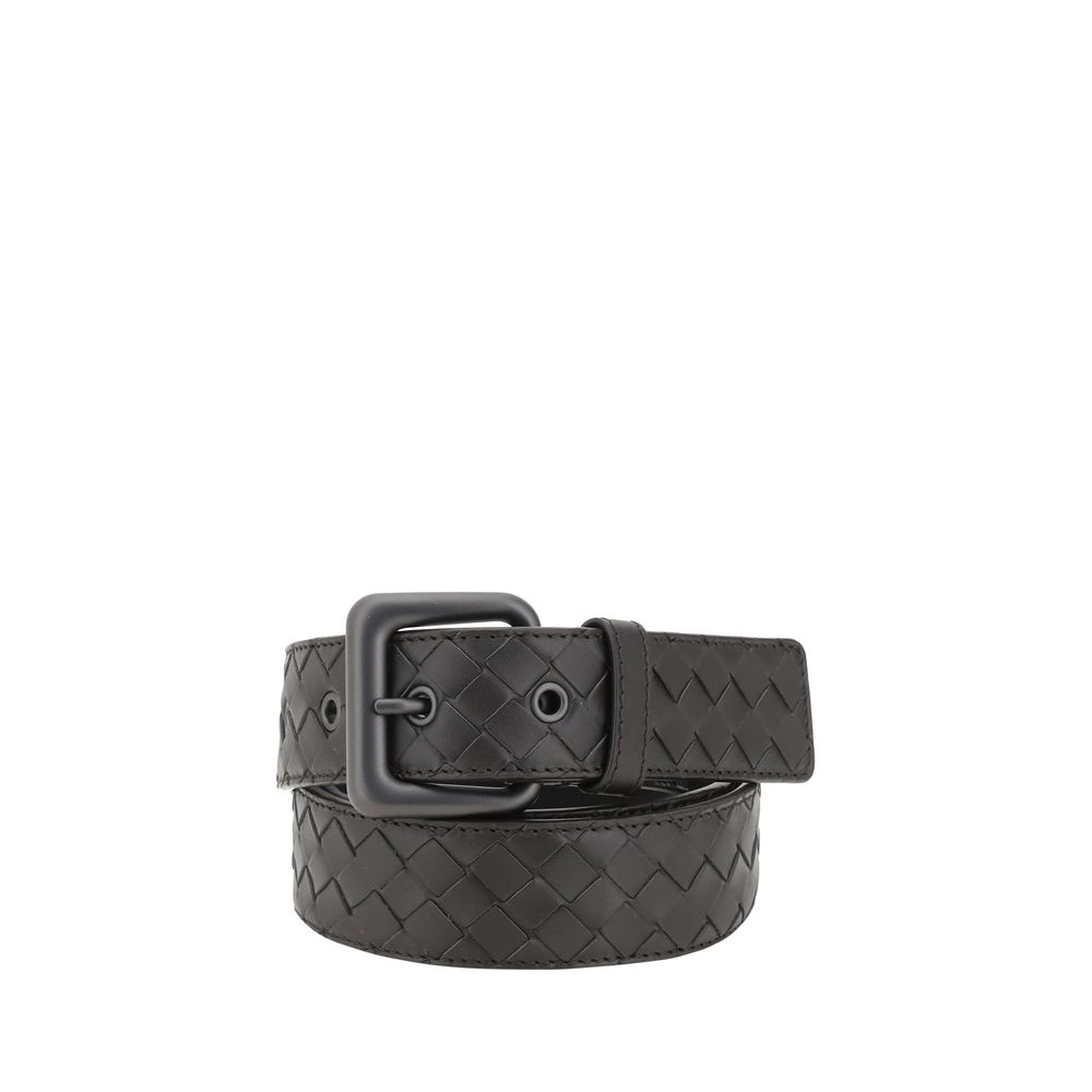 Bottega Veneta Iconic intrecciato Belt Bottega Veneta Dark Slate Gray