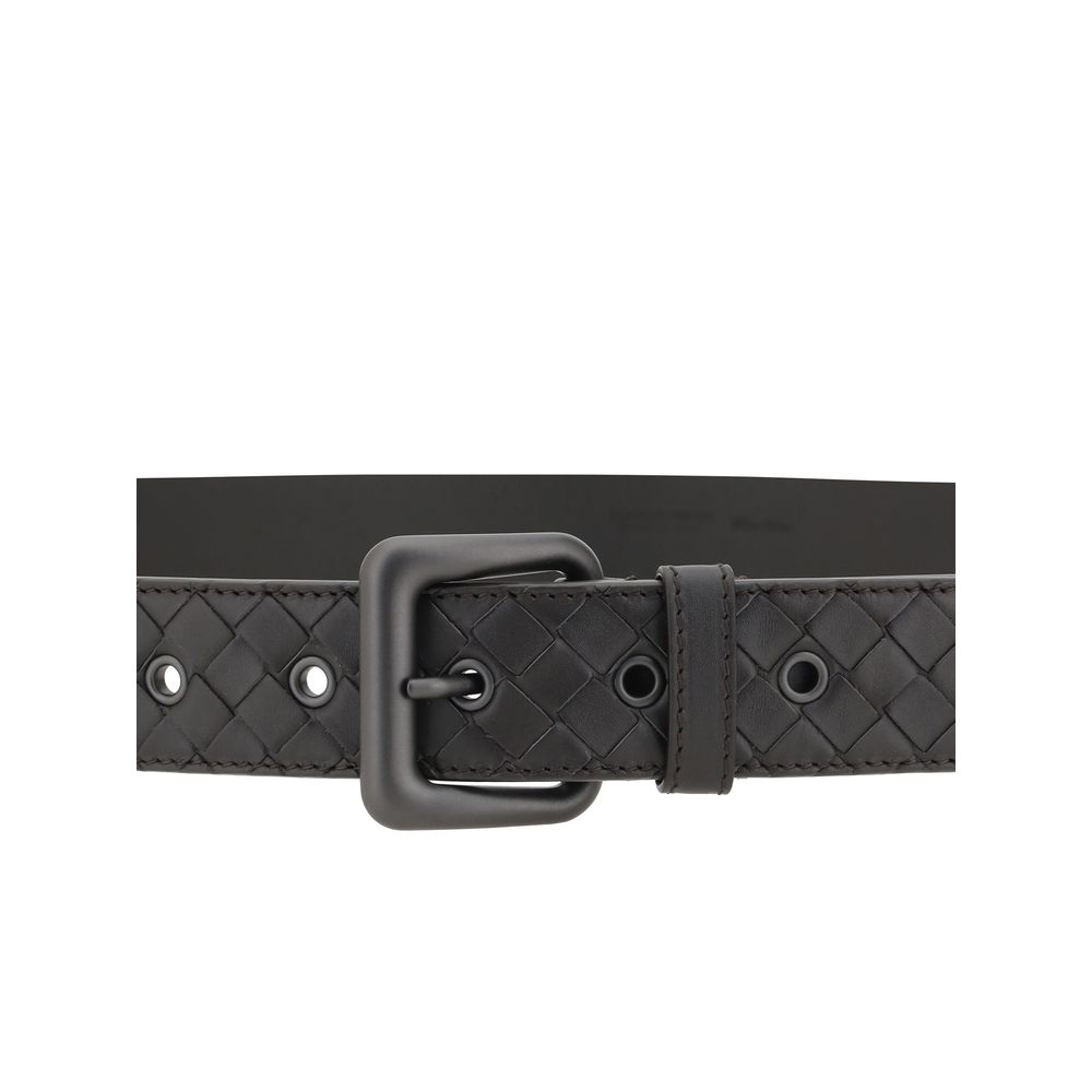 Bottega Veneta Iconic intrecciato Belt Bottega Veneta Dark Slate Gray