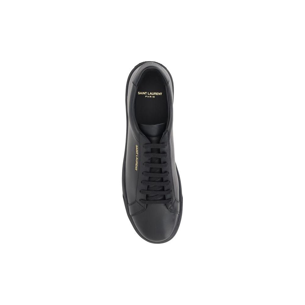Saint Laurent Leather Sneakers Saint Laurent Dark Slate Gray