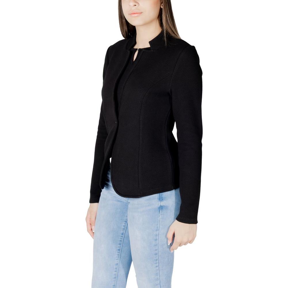 Street One Black Cotton Suits & Blazer