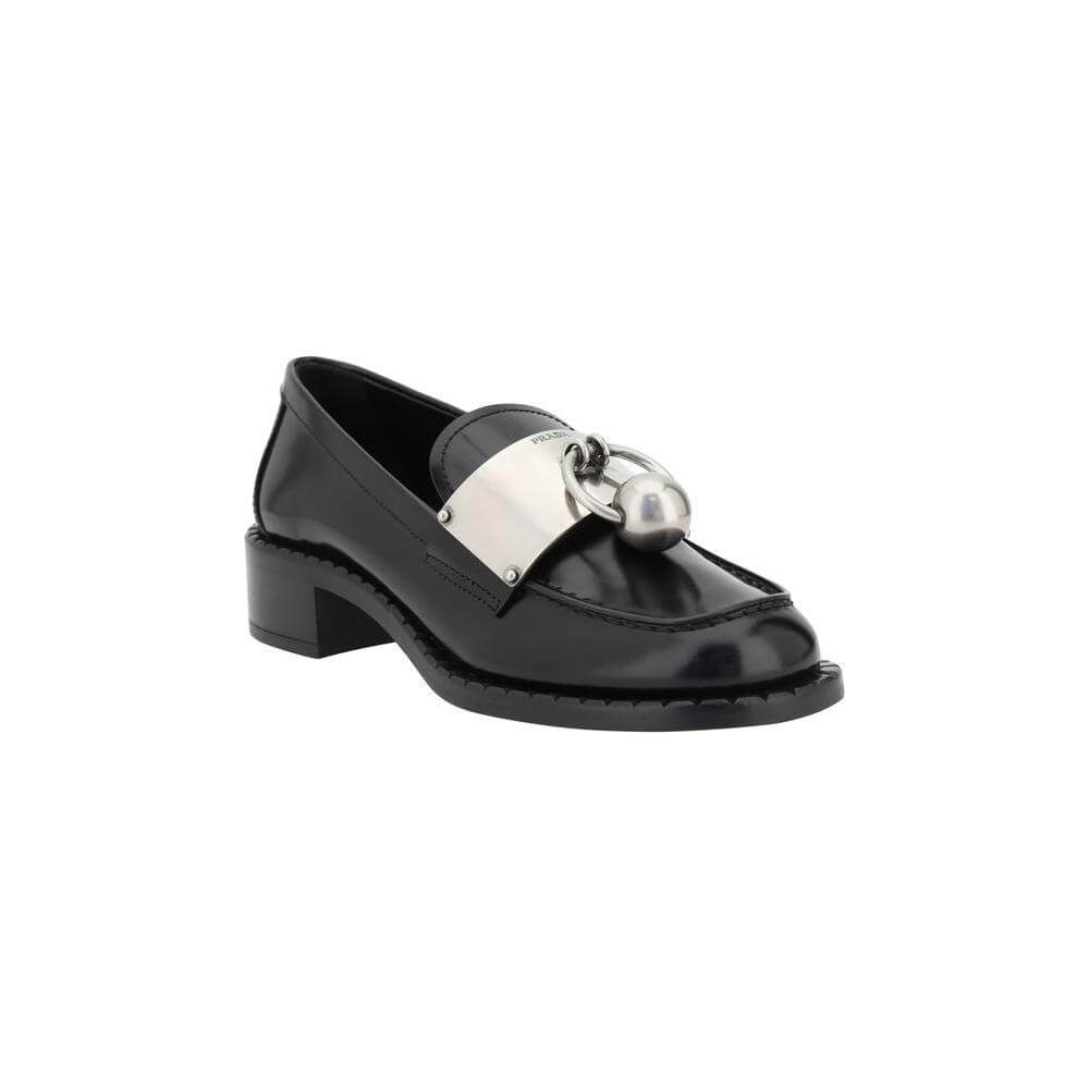 Prada Leather Women Loafers