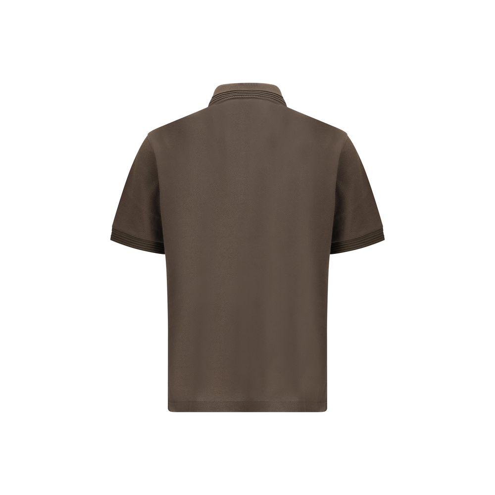 Ferragamo Logoed Polo Shirt Ferragamo Dark Olive Green