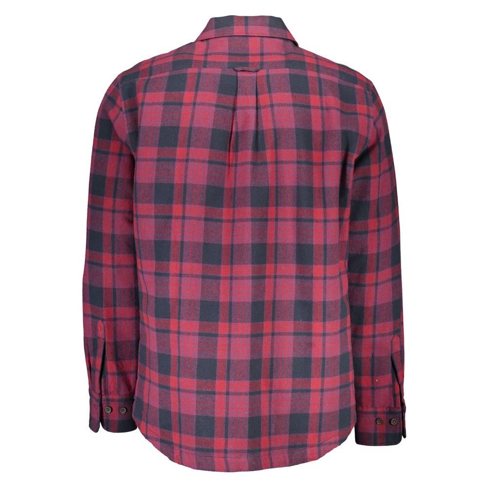 Gant Purple Cotton Men Shirt Gant Dim Gray