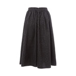 Lardini Elegant Black Polyethylene Midi Skirt LA-1101676-IT40|S
