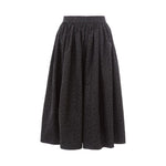 Lardini Elegant Black Polyethylene Midi Skirt LA-1101676-IT40|S