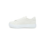 Casadei Sleek White Leather Sneakers