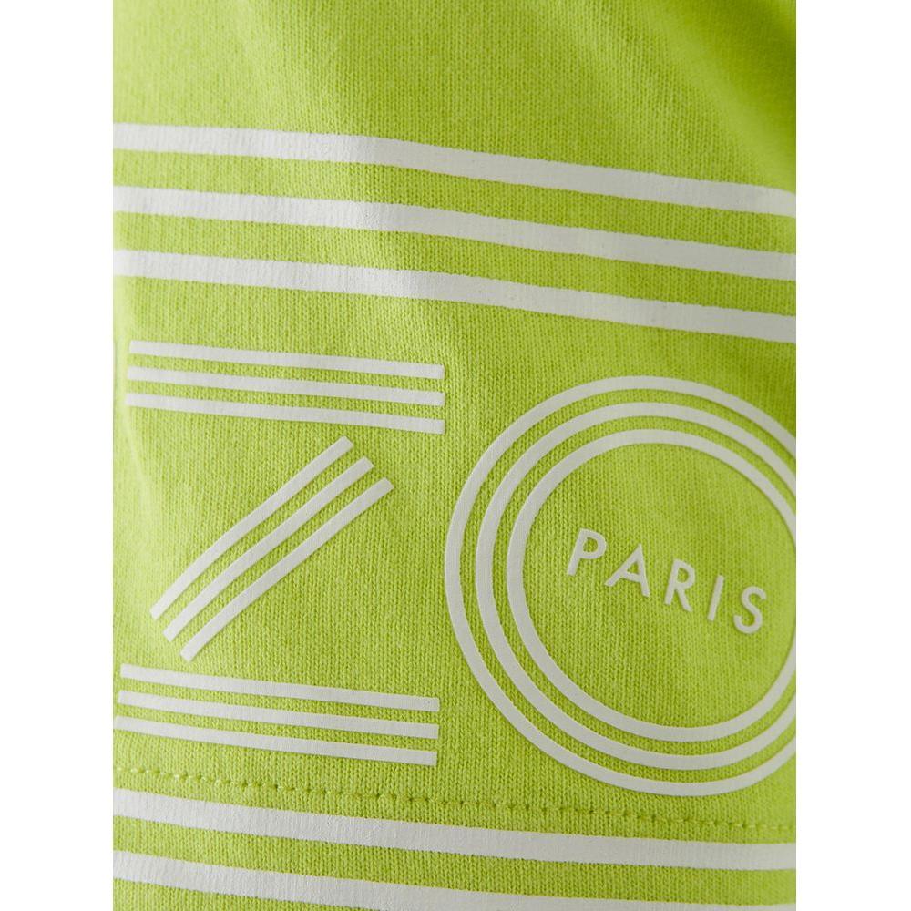 Kenzo Sunny Yellow Cotton Tee For Stylish Men Kenzo Yellow Green