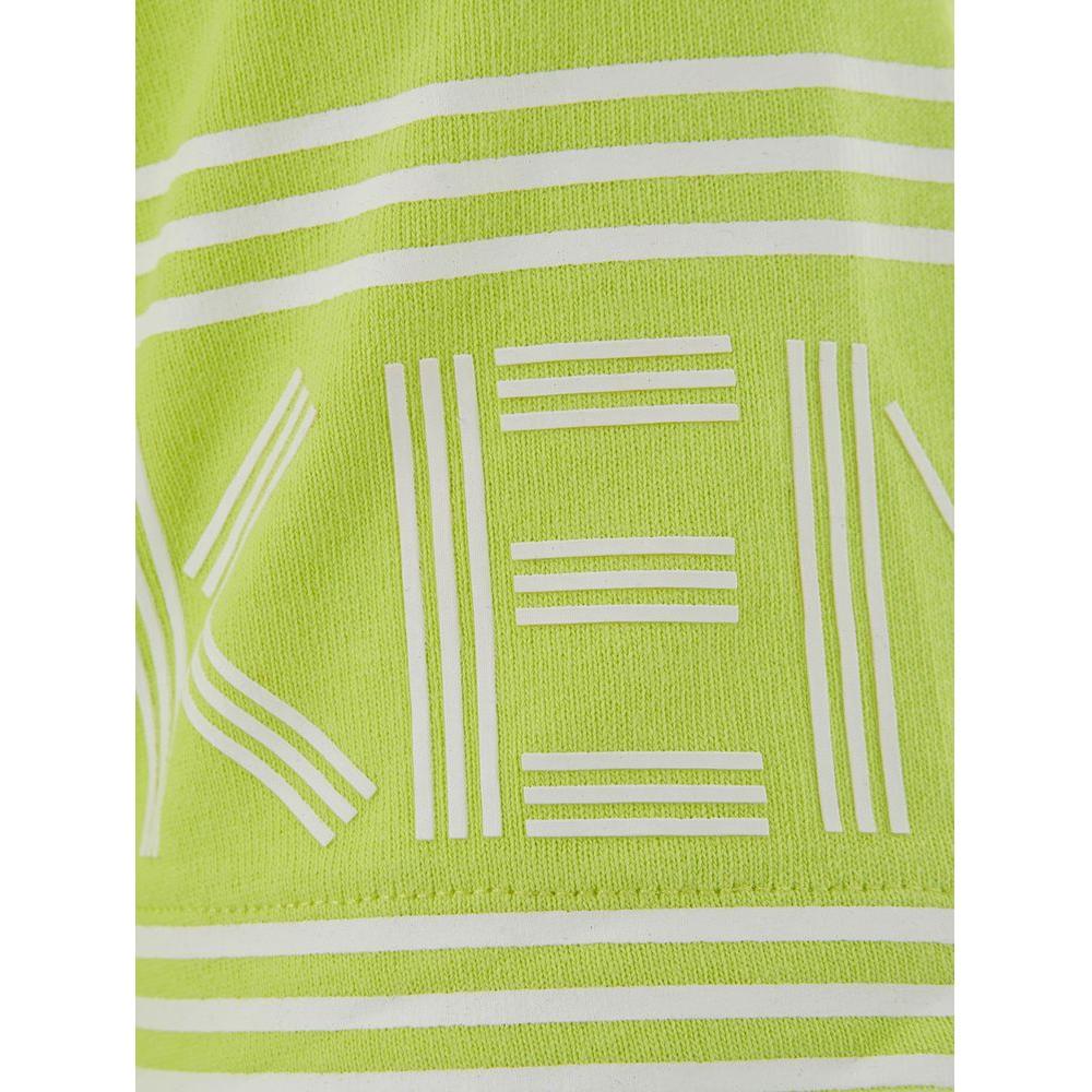 Kenzo Sunny Yellow Cotton Tee For Stylish Men Kenzo Dark Khaki