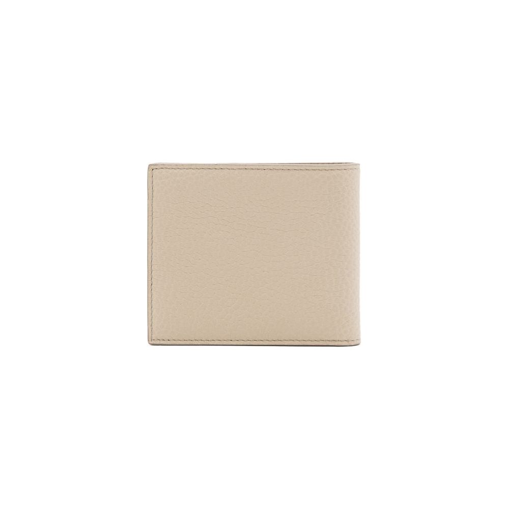 Dolce & Gabbana Beige Leather Wallet Dolce & Gabbana Gray