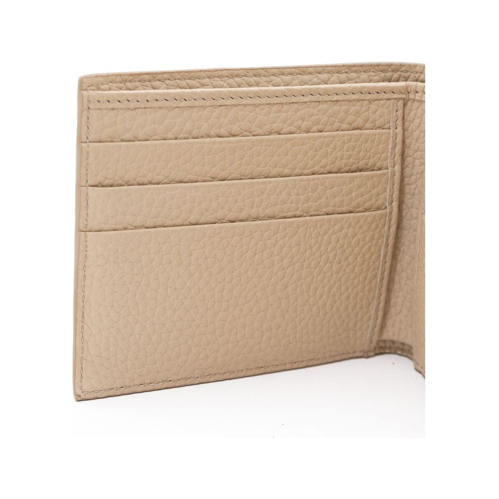 Dolce & Gabbana Beige Leather Wallet Dolce & Gabbana Rosy Brown