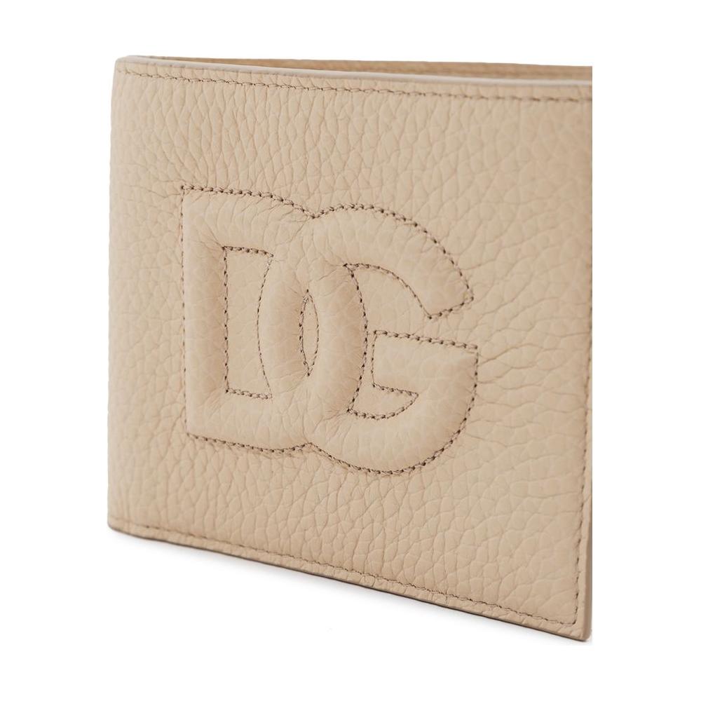 Dolce & Gabbana Beige Leather Wallet Dolce & Gabbana Tan