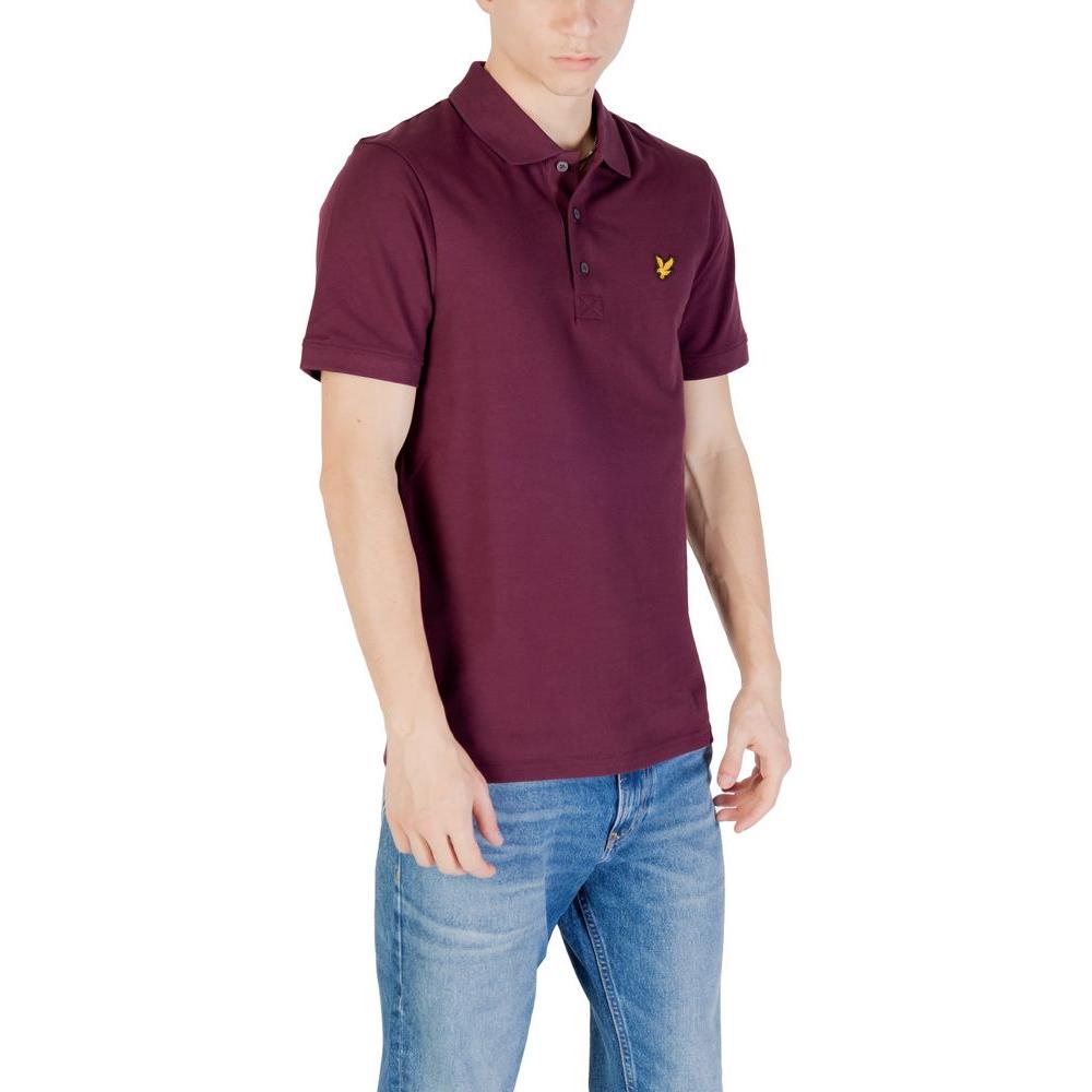 Lyle & Scott Bordeaux Cotton Polo Shirt Lyle & Scott Dark Slate Gray