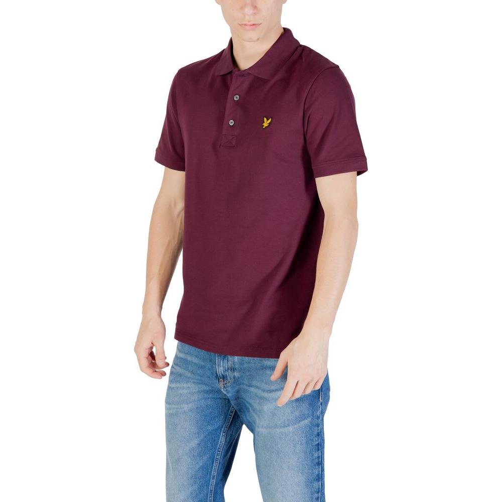Lyle & Scott Bordeaux Cotton Polo Shirt Lyle & Scott Dark Slate Gray