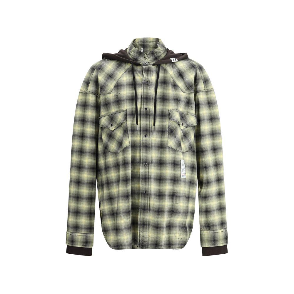 Maison Mihara Yasuhiro Hooded Shirt Maison Mihara Yasuhiro Slate Gray