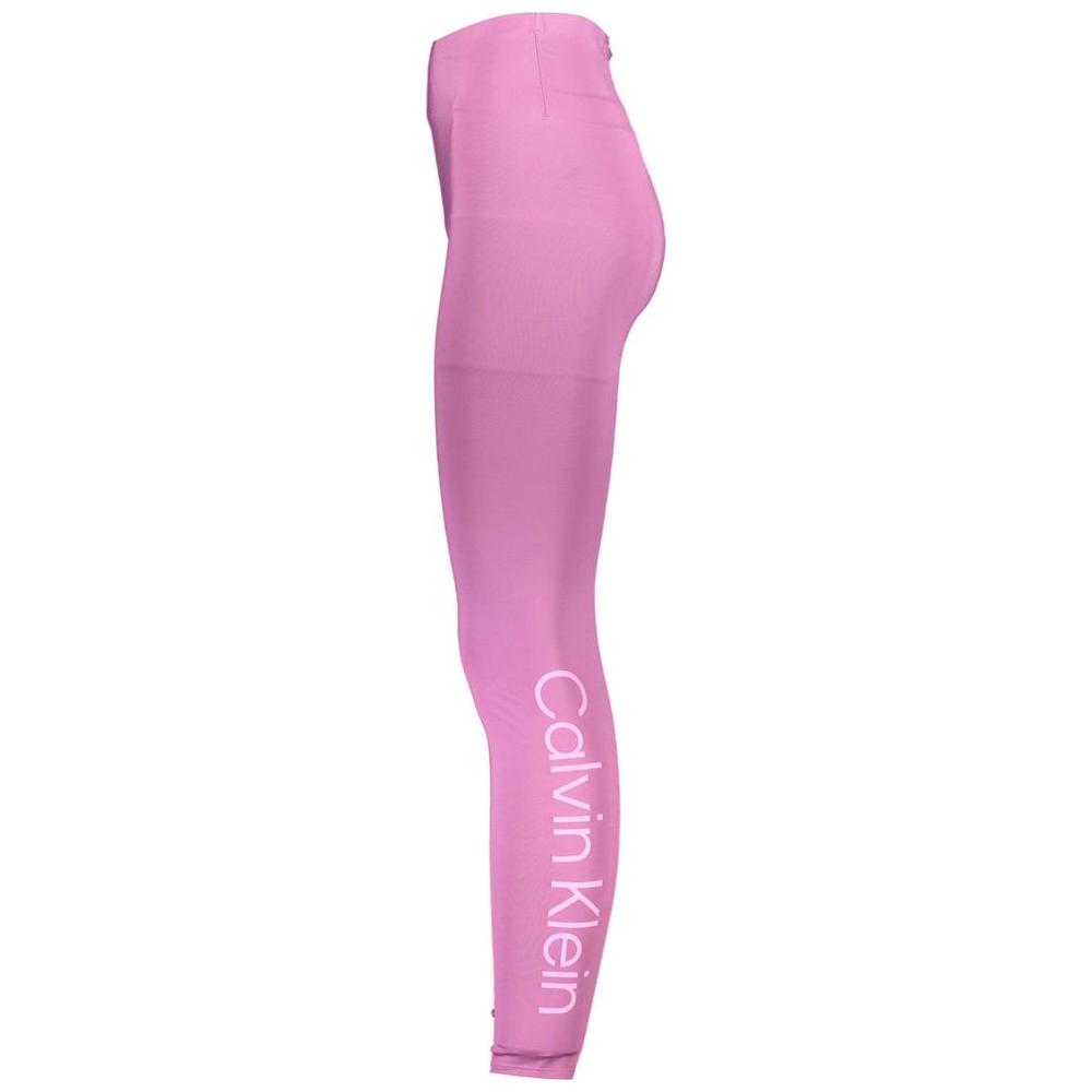 Calvin Klein Purple Polyester Women Legging Calvin Klein Orchid