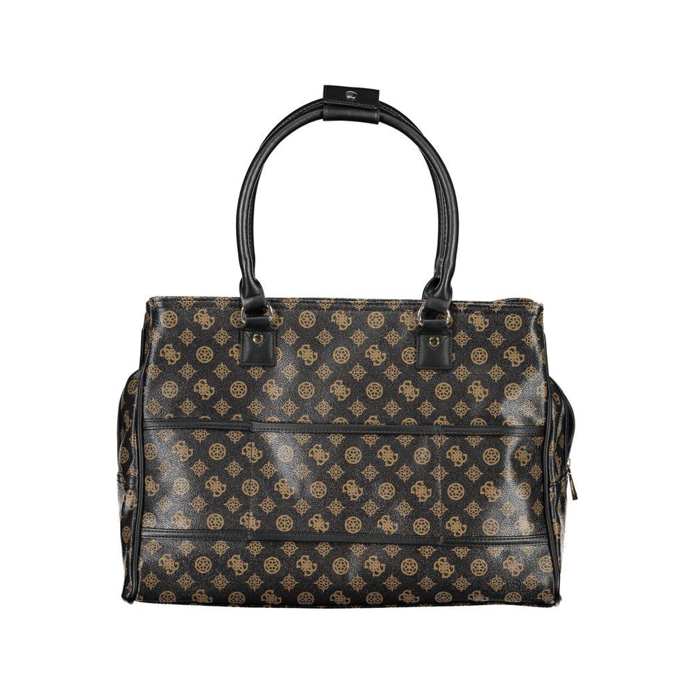 Guess Jeans Brown Polyethylene Handbag Guess Jeans Dark Slate Gray