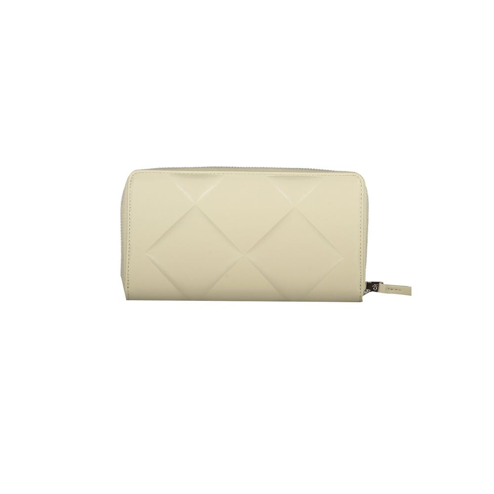 Calvin Klein Beige Polyester Wallet Calvin Klein Gray