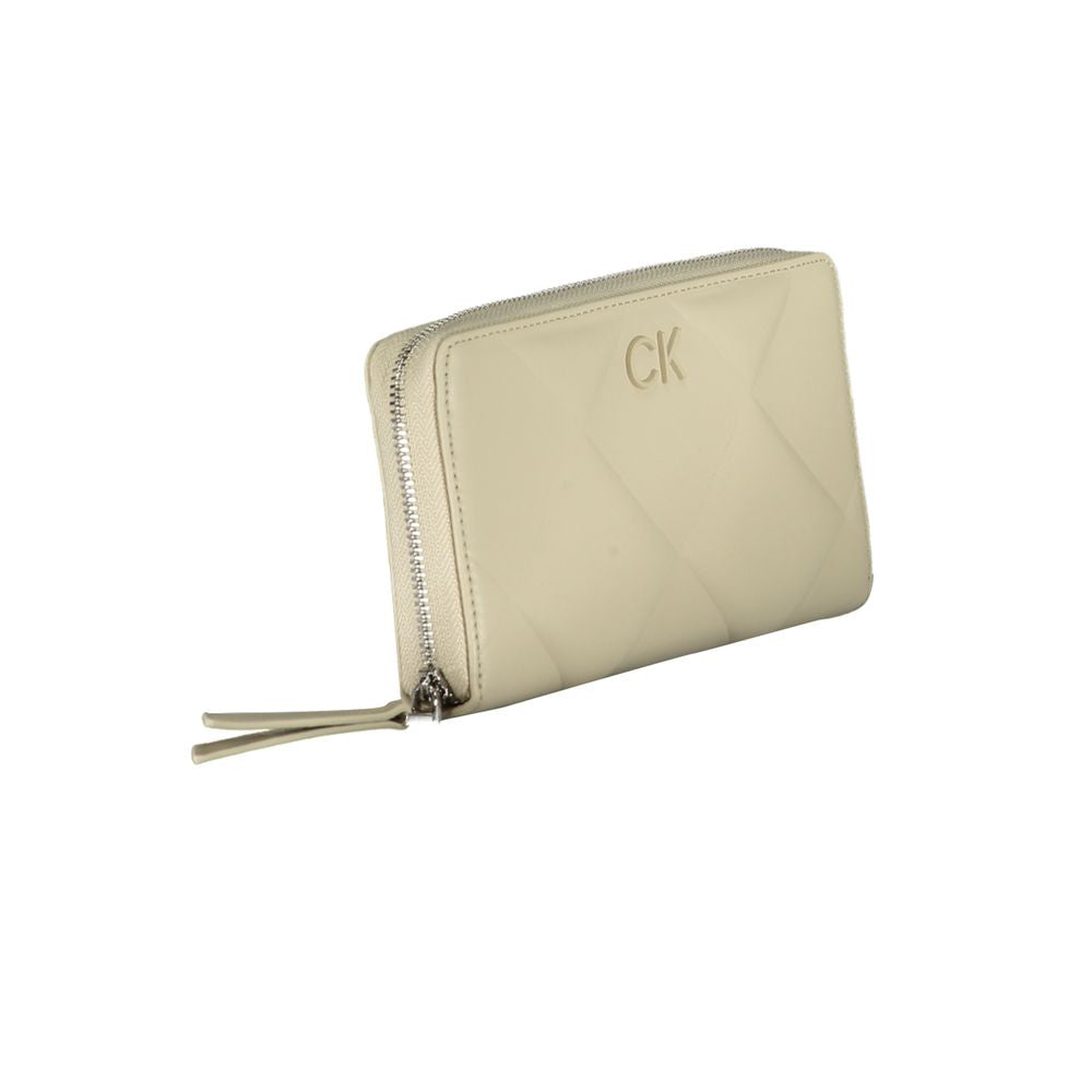 Calvin Klein Beige Polyester Wallet Calvin Klein Tan