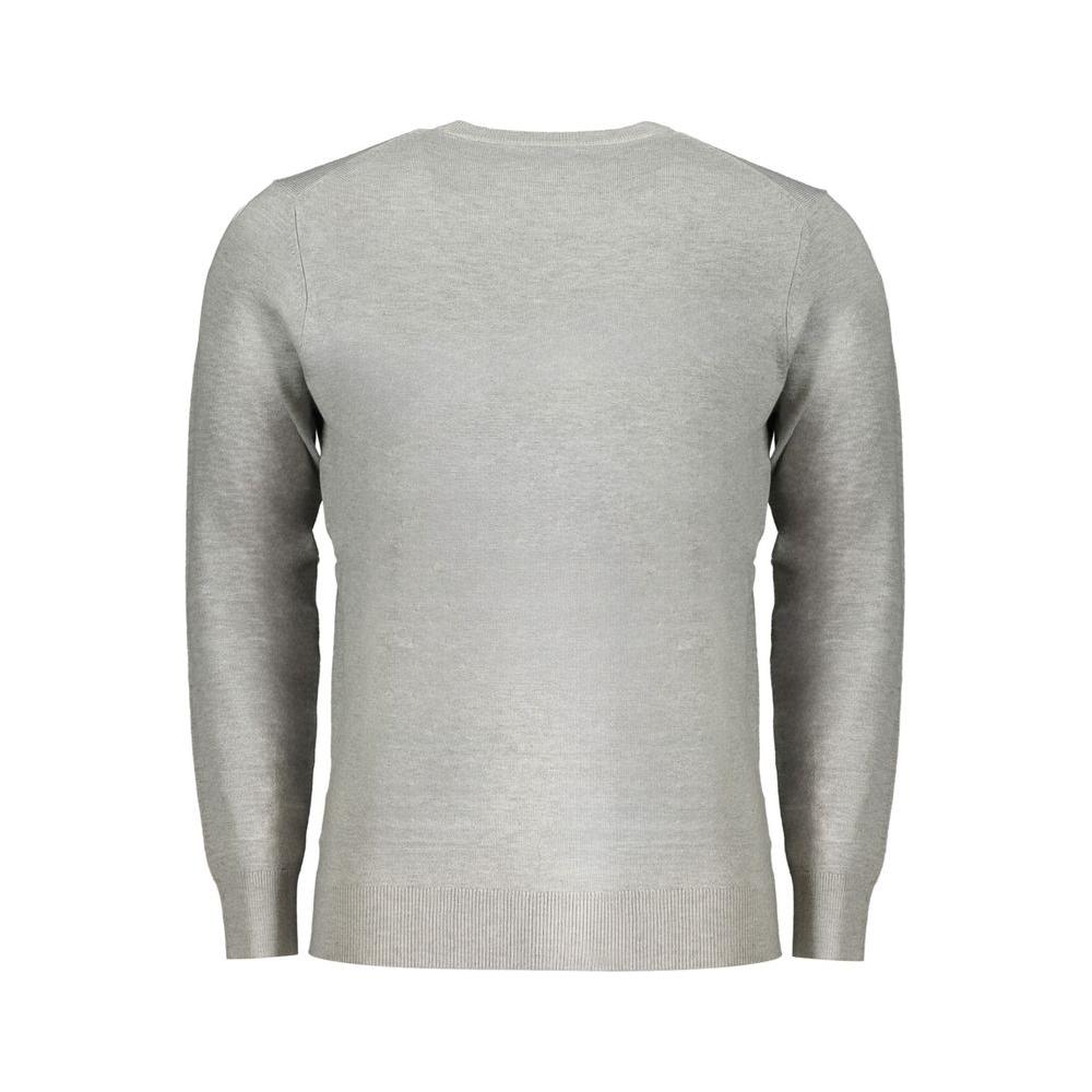 Norway 1963 Gray Wool Men Sweater Norway 1963 Dark Gray