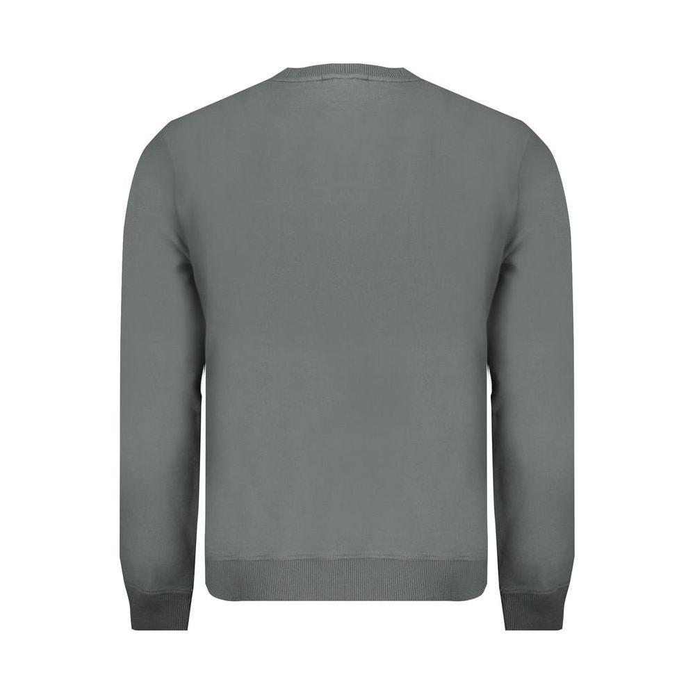 Napapijri Green Cotton Sweater Napapijri Dim Gray