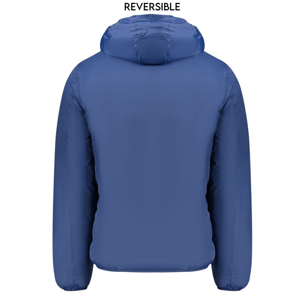 Norway 1963 Blue Polyamide Men's Reversible Jacket Norway 1963 Dark Slate Blue