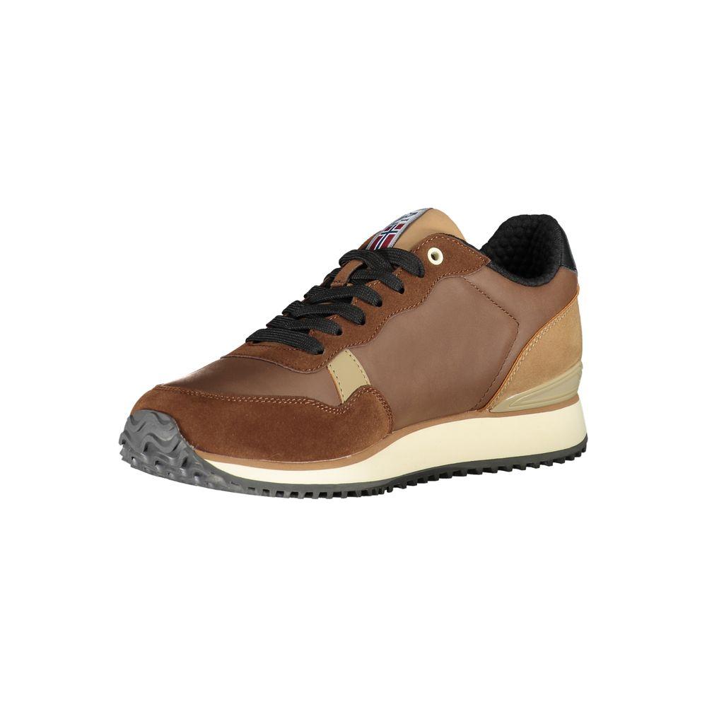 Napapijri Chic Contrast Laced Men's Sports Sneakers Napapijri Dim Gray
