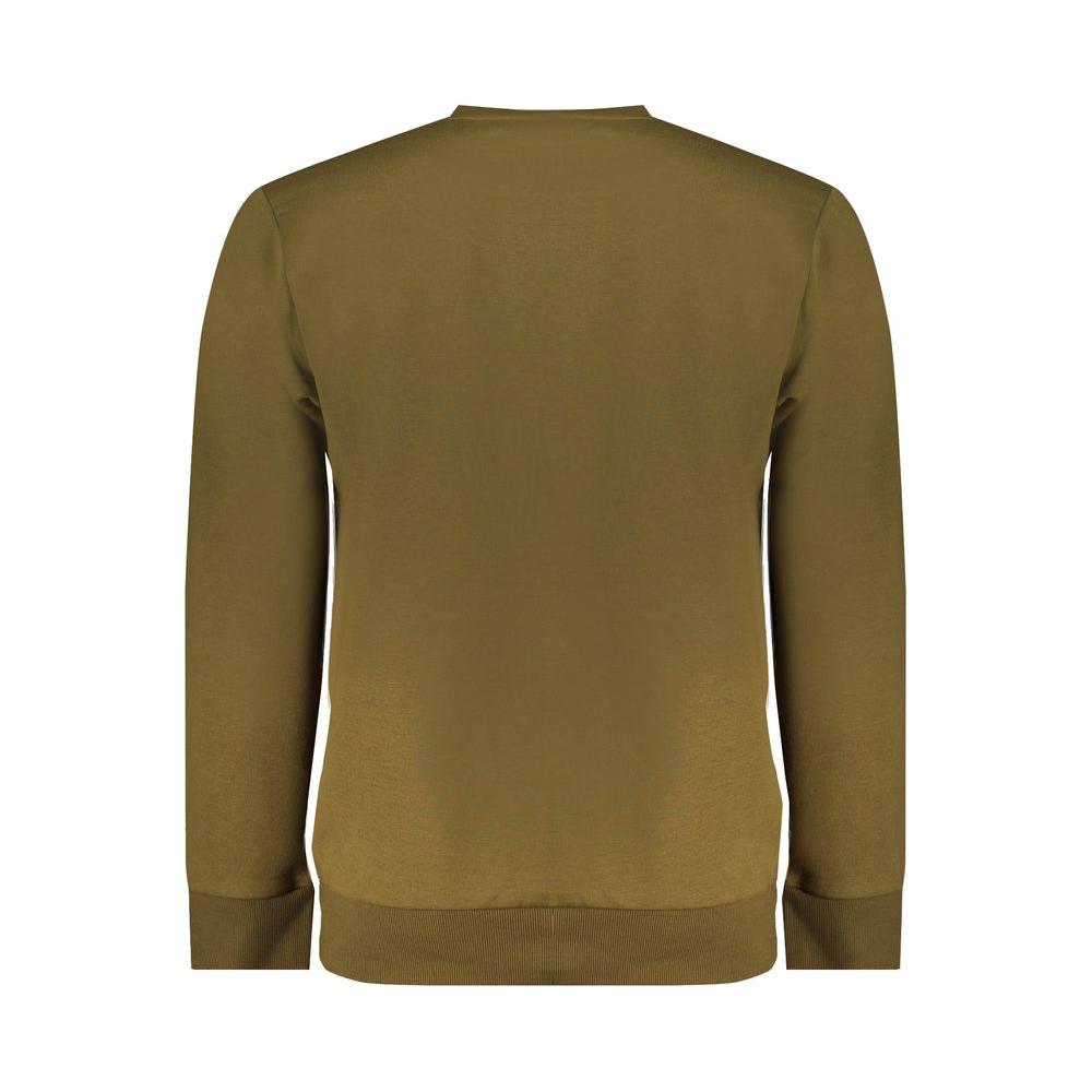 Timberland Green Cotton Sweater Timberland Dark Olive Green