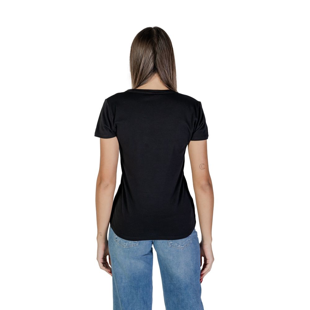 Liu Jo Black Cotton Tops & T-Shirt